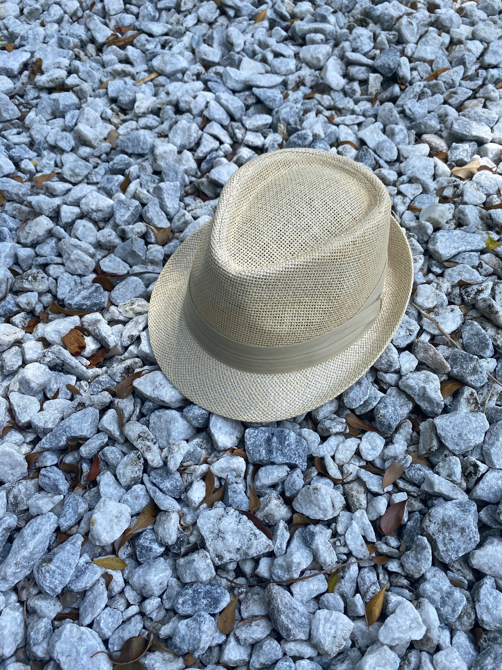 Beige Summer Fedora Hat