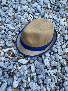 Blue Summer Fedora Hat
