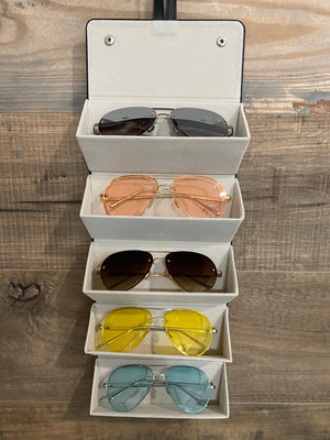 Sunglasses Travel Case- Solid Black