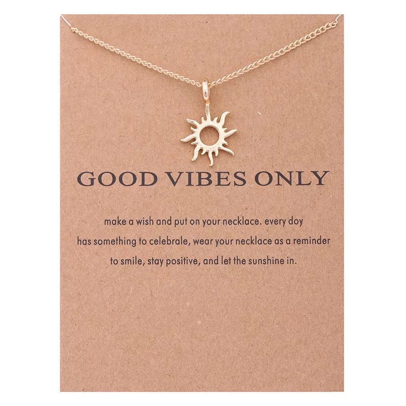 Wish “Good Vibes Only” Necklace