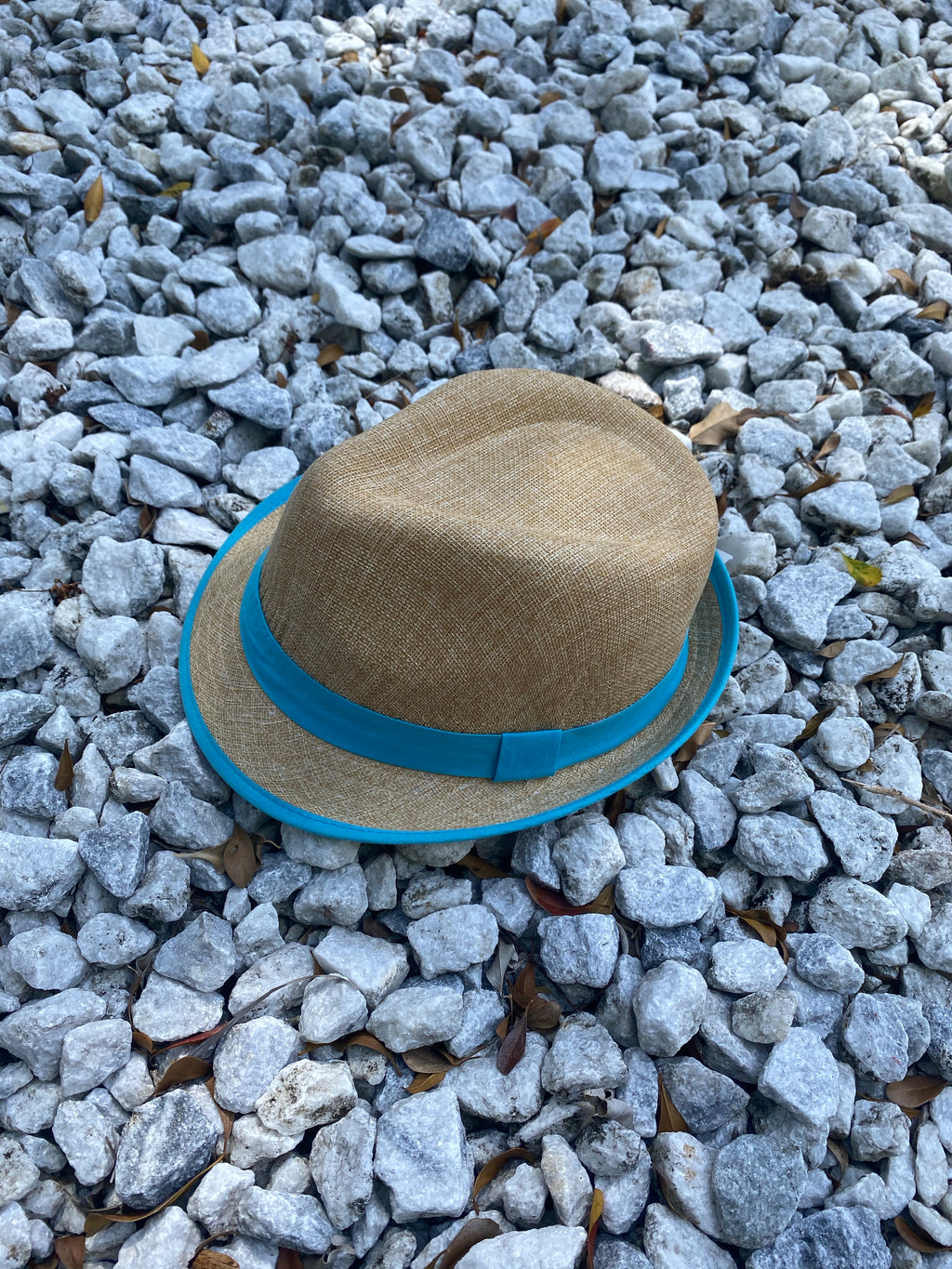 Aqua Summer Fedora Hat